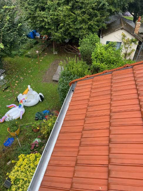 Chantier de couverture dans l'Essonne