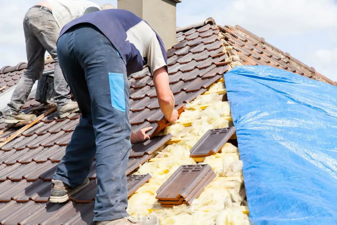 Toiture rénovée dans l'Essonne