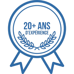 icone 20 ans d'expérience